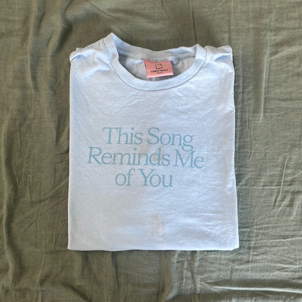 This song reminds me of you t-shirt